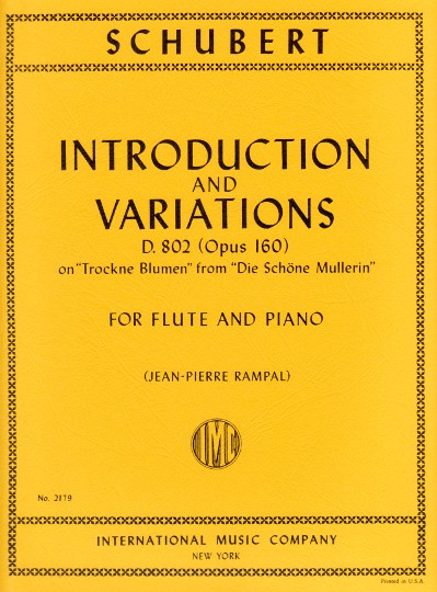 Schubert, F :: Introduction and Variations D. 802 (op. 160)
