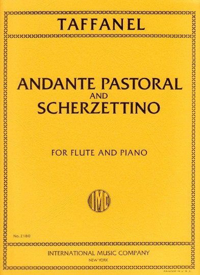 Taffanel, P :: Andante Pastoral and Scherzettino