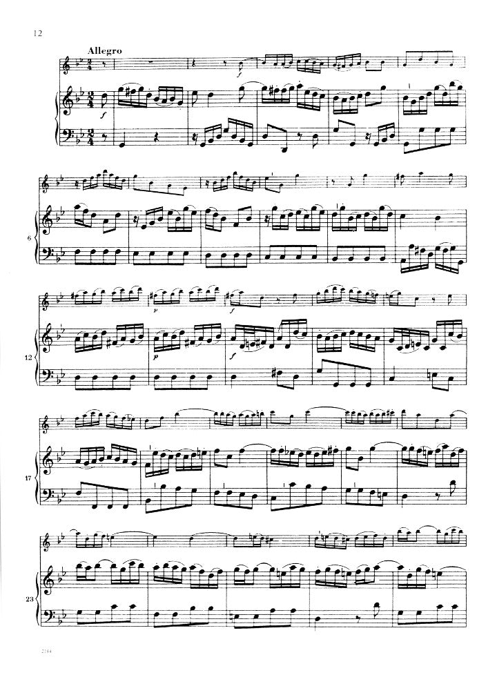 Bach, JS :: Sonata in G minor, S. 1020