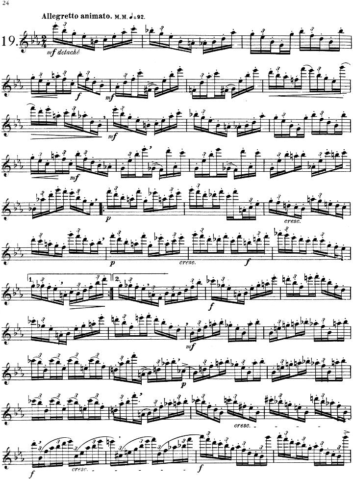 Andersen, J :: 24 Grand Studies (The School of Virtuosity) op. 60 Volume II