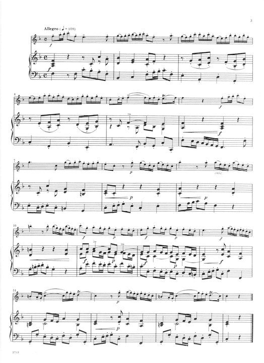 Marcello, B :: Sonata in F Major