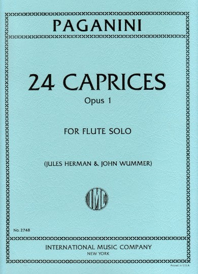 Paganini, N :: 24 Caprices op. 1
