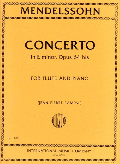 Mendelssohn, F :: Concerto in E minor, op. 64 bis