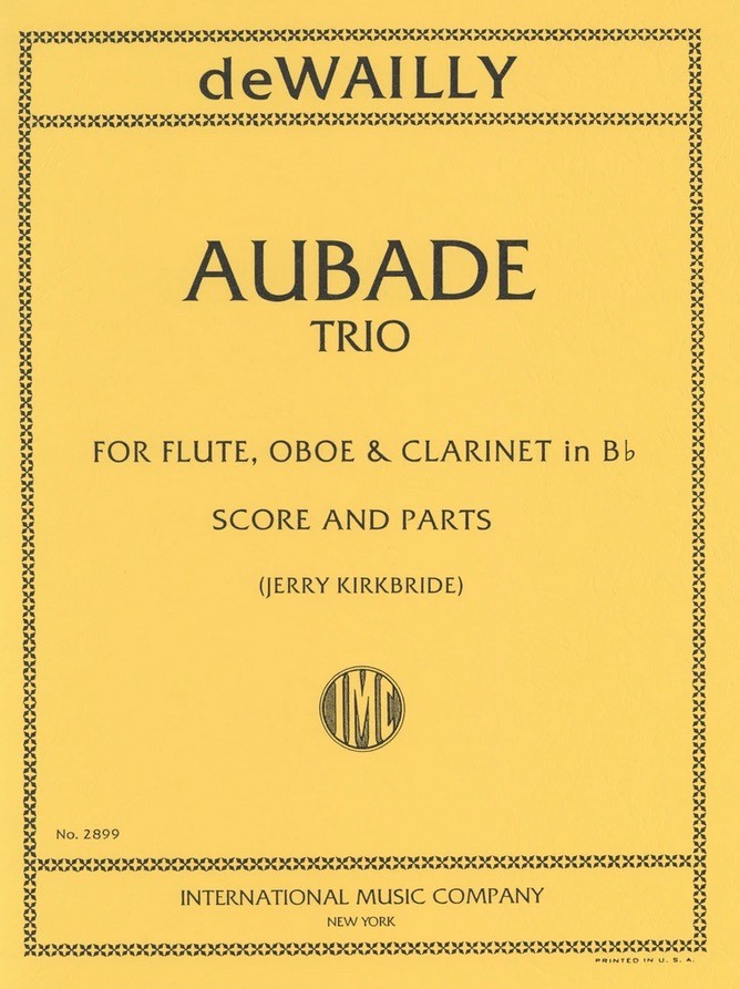 deWailly, P :: Aubade Trio