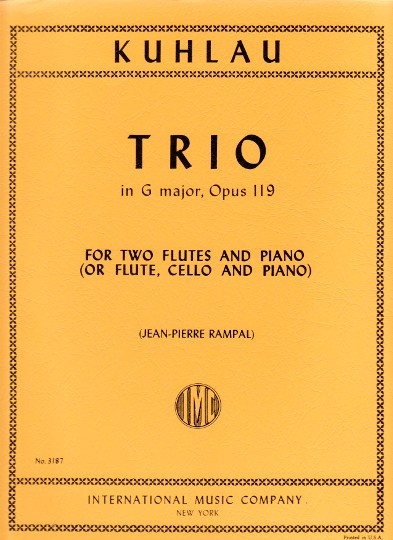 Kuhlau, F :: Trio in G Major, op. 119