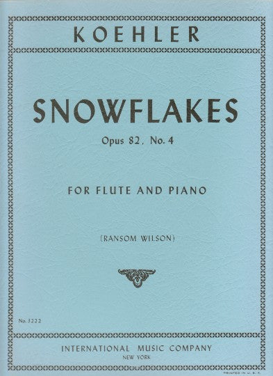 Kohler, E :: Snowflakes op. 82, no. 4