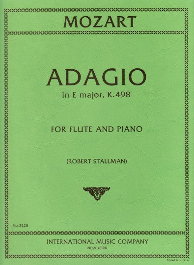 Mozart, WA :: Adagio in E Major, K. 498