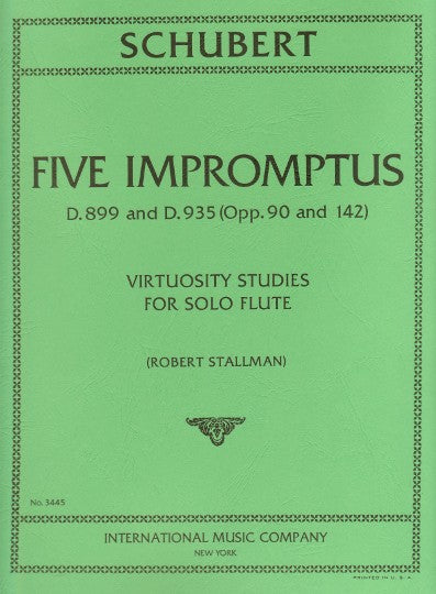 Schubert, F :: Five Impromptus D. 899 & D. 935 (op. 90 and 142)