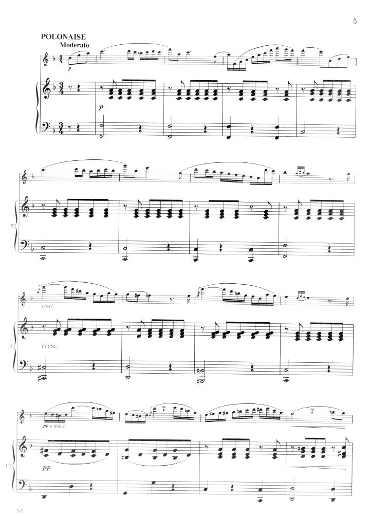 Furstenau, A :: Adagio & Polonaise op. 91