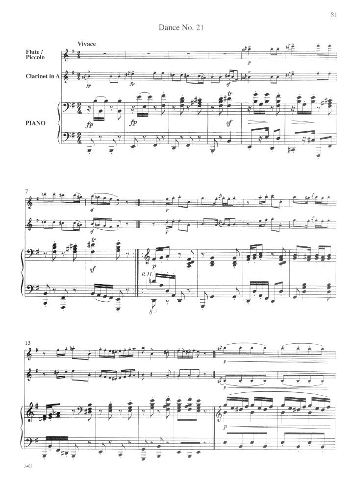 Brahms, J :: Hungarian Dance Suite No. 1