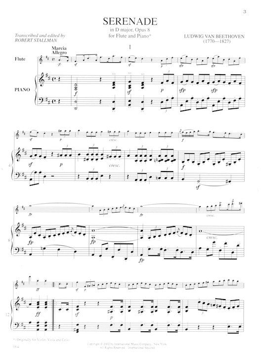 Beethoven, L :: Serenade in D major, op. 8