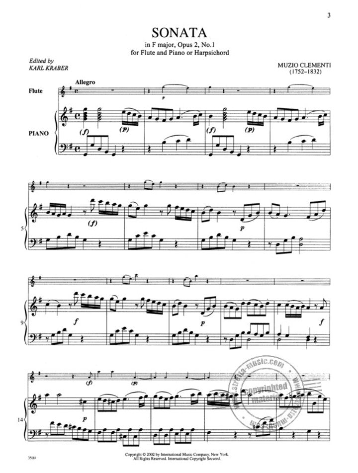Clementi, M :: Two Sonatas