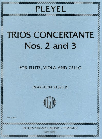 Pleyel, I :: Trios Concertante Nos. 2 and 3