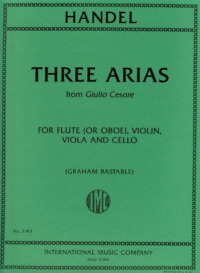 Handel, GF :: Three Arias from Giulio Cesare