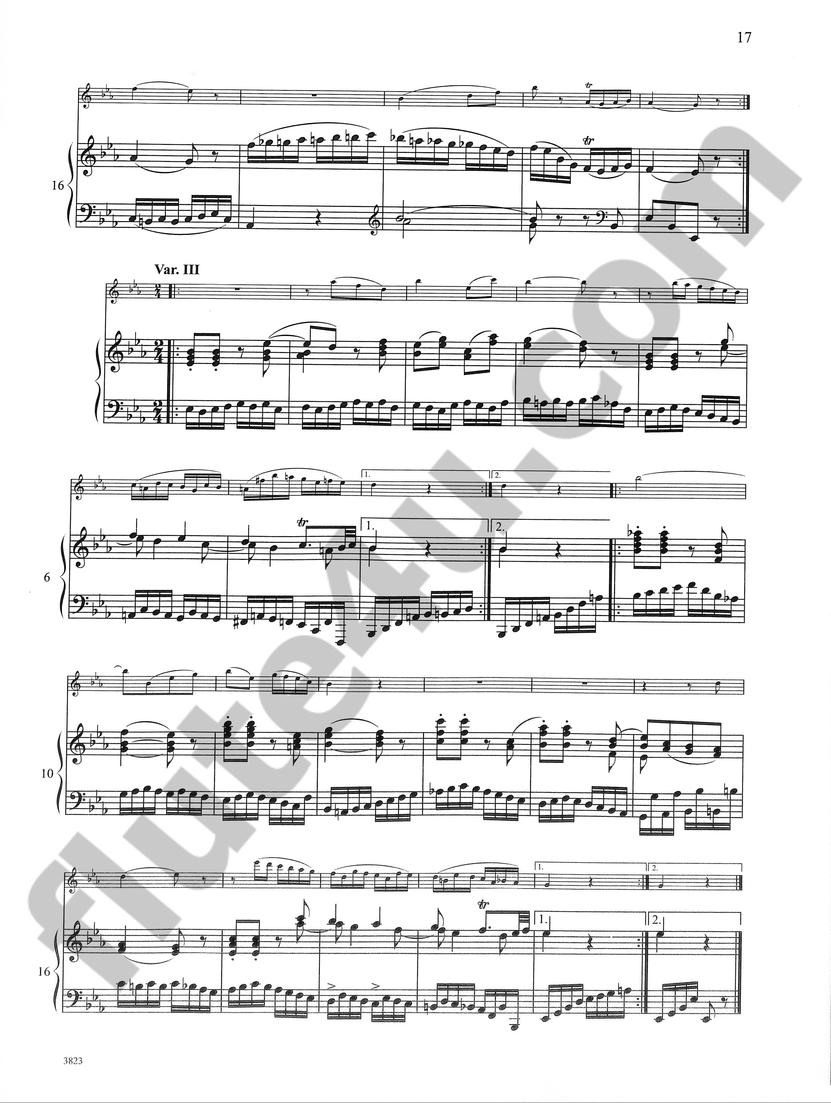 Mozart, WA :: Sonata No. 33 in E flat major, K. 481