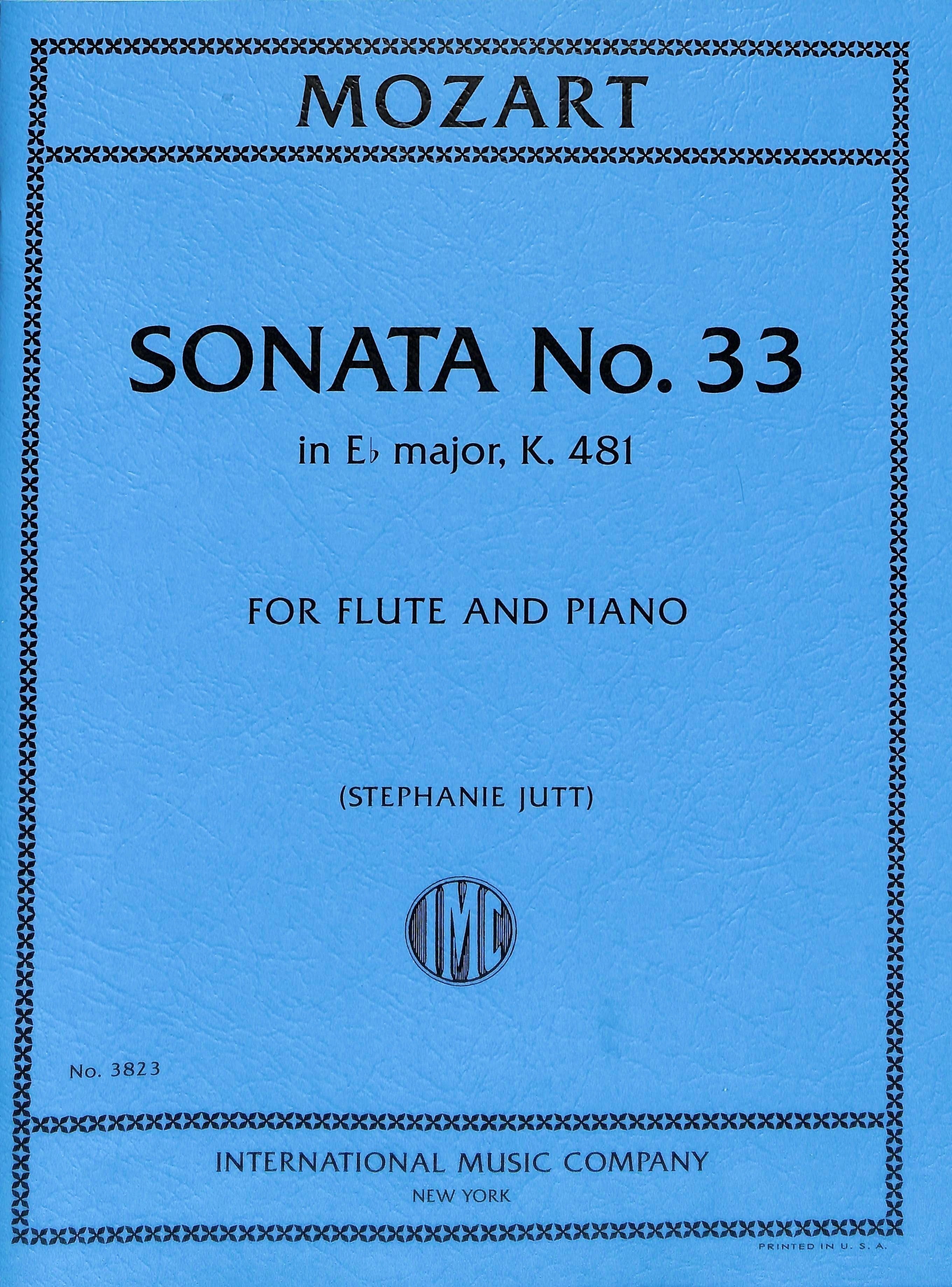 Mozart, WA :: Sonata No. 33 in E flat major, K. 481