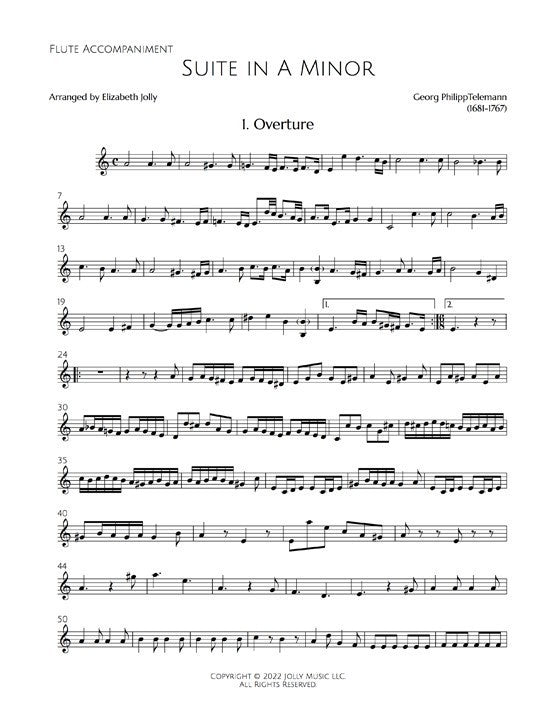 Telemann, GP :: Suite in A Minor