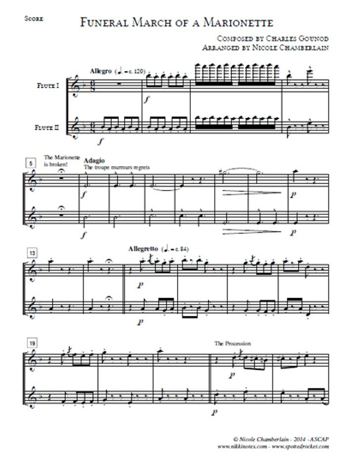 Gounod, C :: Funeral March of a Marionette