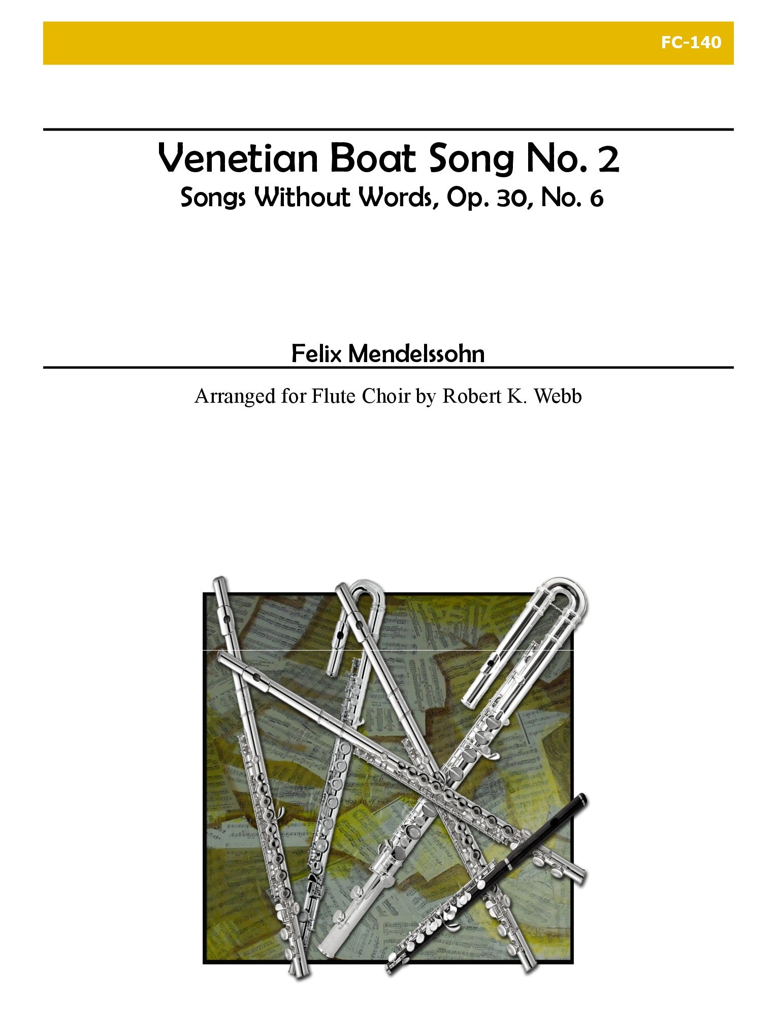 Mendelssohn, F :: Venetian Boat Song No. 2