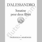 D'Alessandro, R :: Sonatine pour deux flutes op. 77