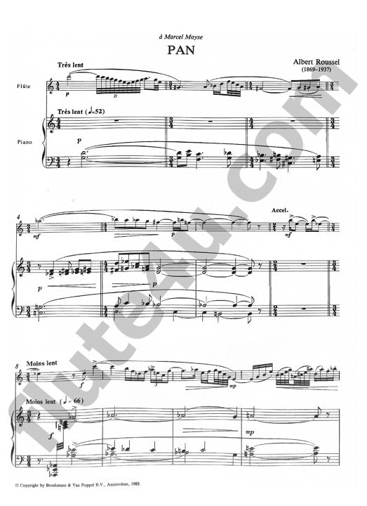 Roussel, A :: Joueurs de Flute op. 27