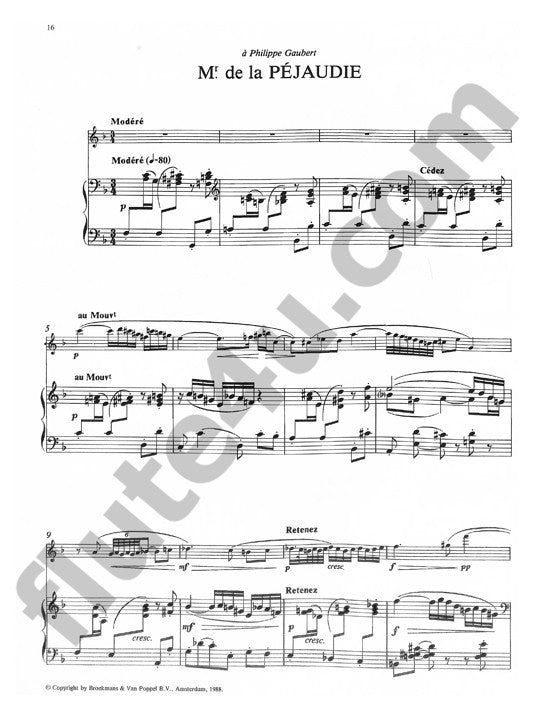 Roussel, A :: Joueurs de Flute op. 27