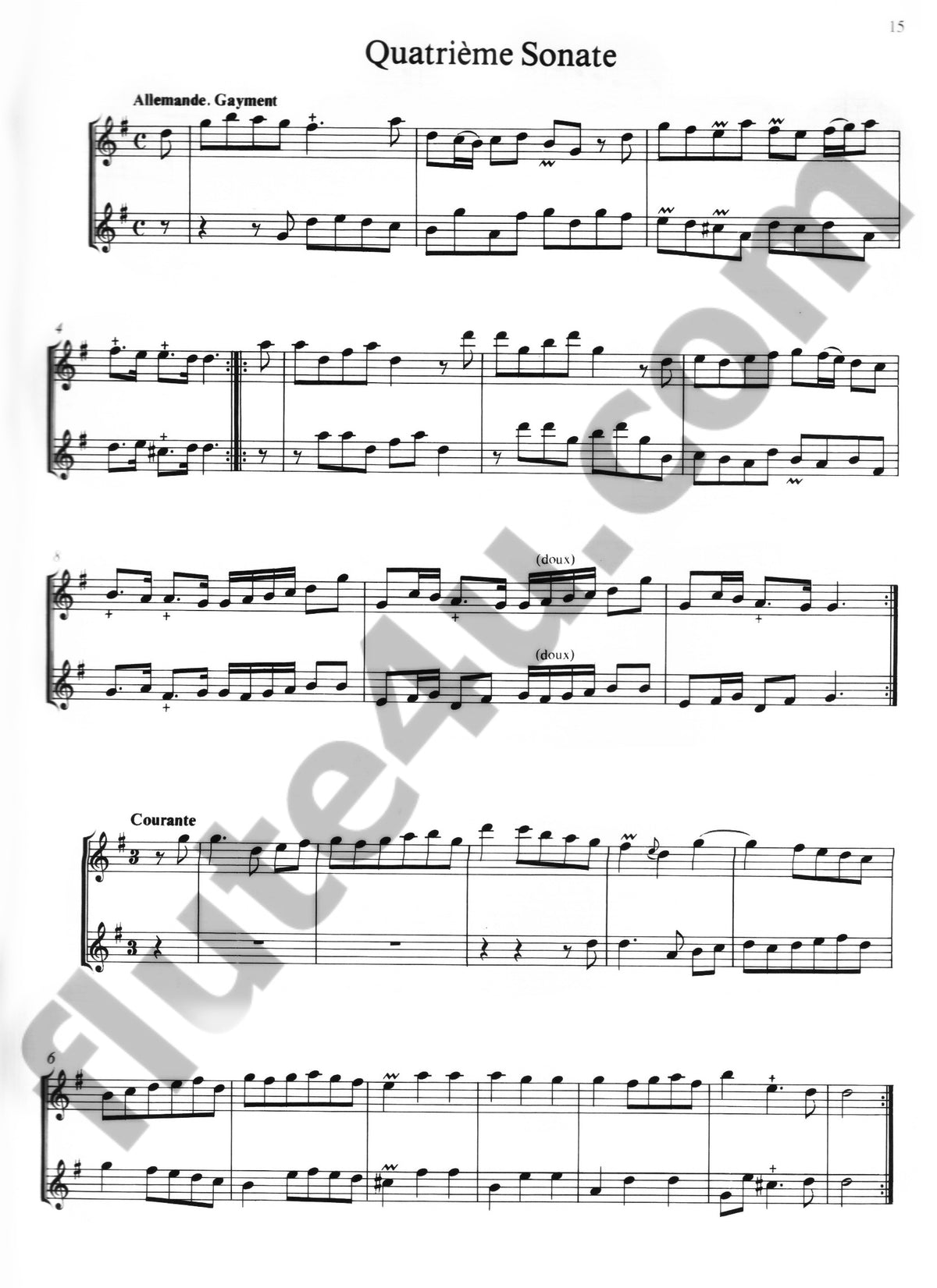 Boismortier, JB :: Petite Sonates op. 13