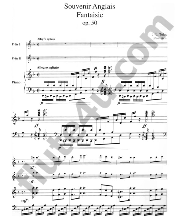 Tulou, J-L :: Souvenir Anglaise op. 50