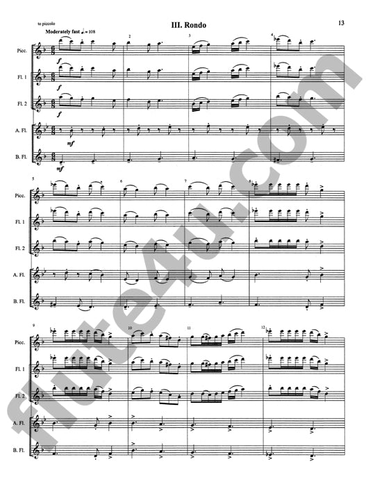 Pardus, WD :: Suite for Flute Quintet