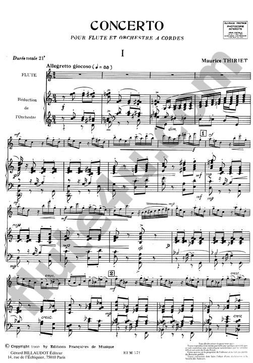 Thiriet, M :: Concerto
