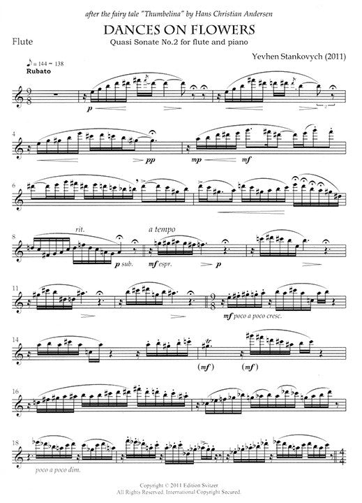 Stankovych, Y :: Dances on Flowers: Quasi Sonate No. 2