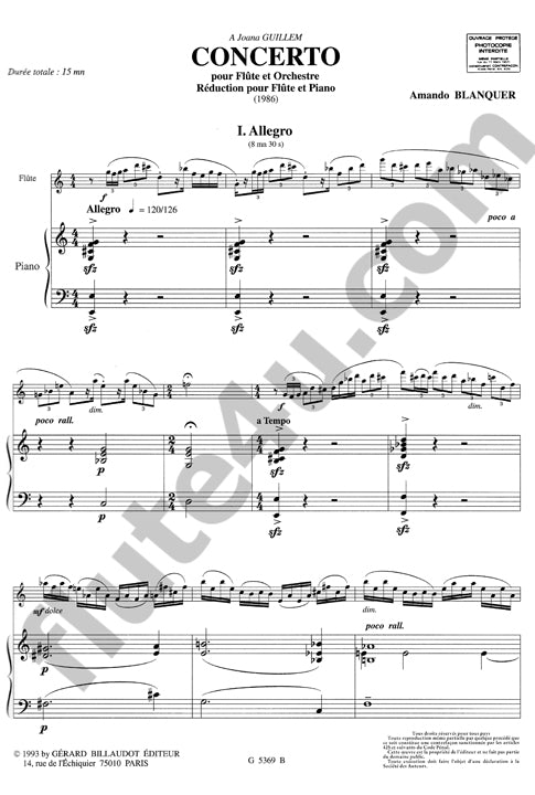 Blanquer, A :: Concerto