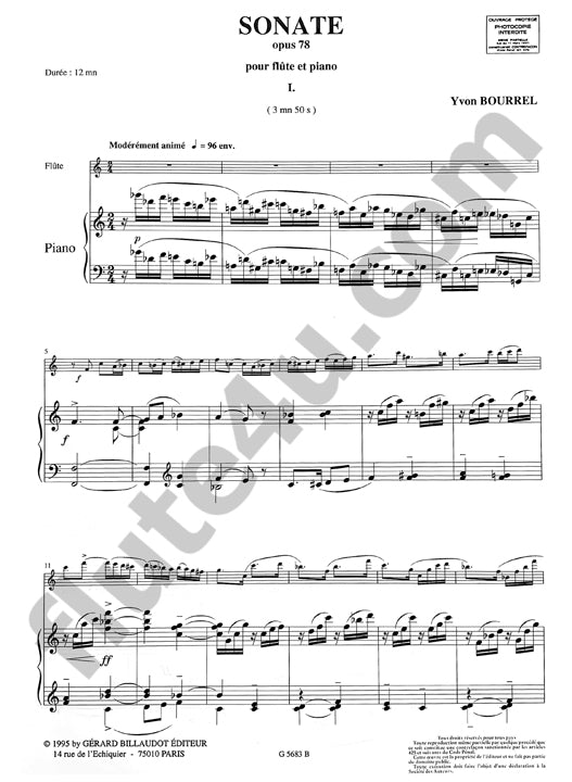 Bourrel, Y :: Sonate opus 78