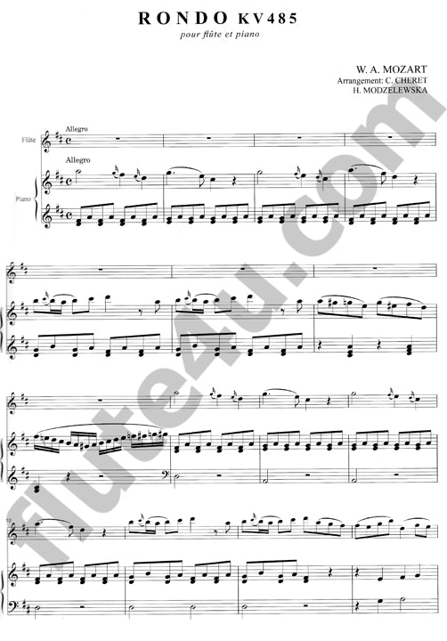 Mozart, WA :: Rondo KV 485