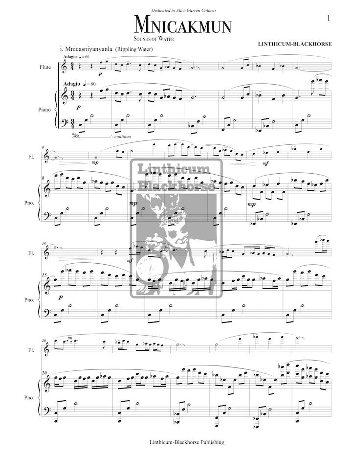 Linthicum-Blackhorse, W :: Mnicakmun (Sounds of Water)
