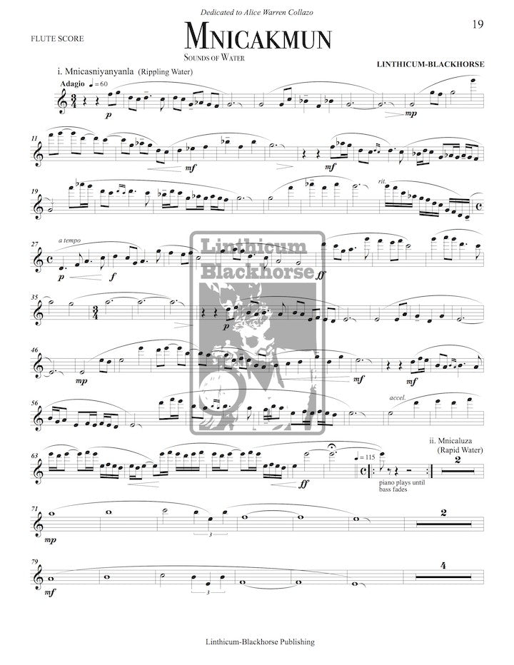 Linthicum-Blackhorse, W :: Mnicakmun (Sounds of Water)