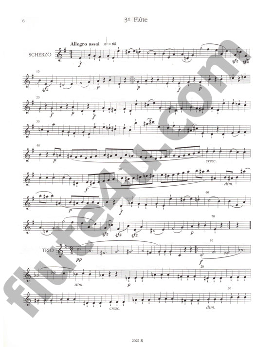 Kuhlau, F :: Trois Grands Trios, Op. 86: No. 1 in E minor