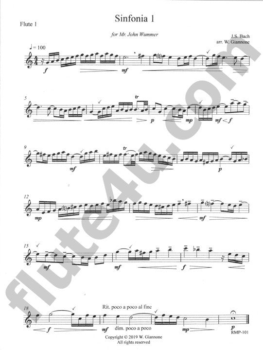 Bach, JS :: 15 Sinfonias (Three-Part Inventions)