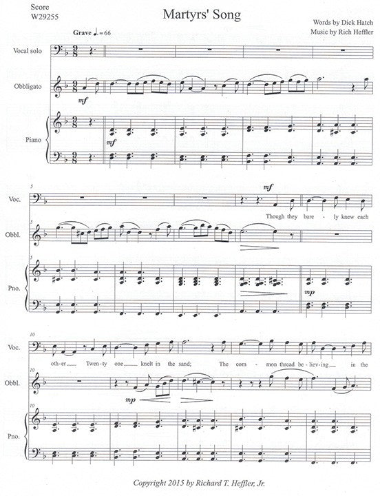 Heffler, R :: Martyrs' Song