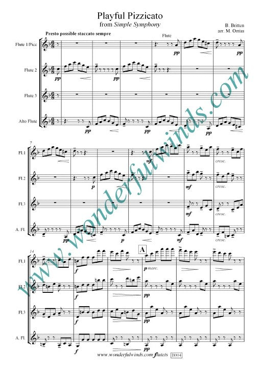 Britten, B :: Playful Pizzicato