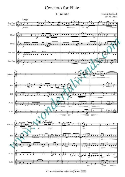 Corelli, A :: Concerto for Flute