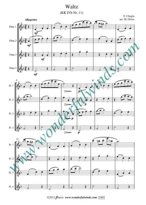 Chopin, F :: Two Waltzes KK IVb: No. 10 and 11