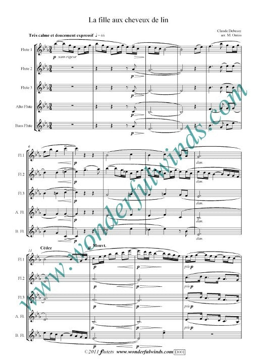 Debussy, C :: La Fille aux Cheveux de Lin