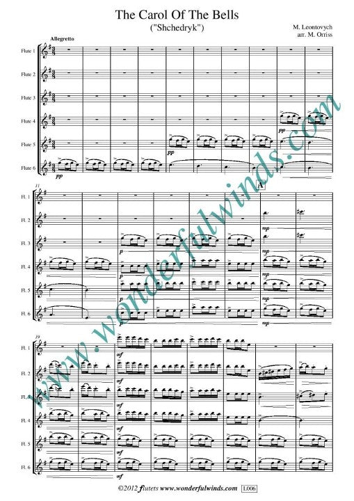 Leontovych, M :: Carol of the Bells 'Shchedryk'
