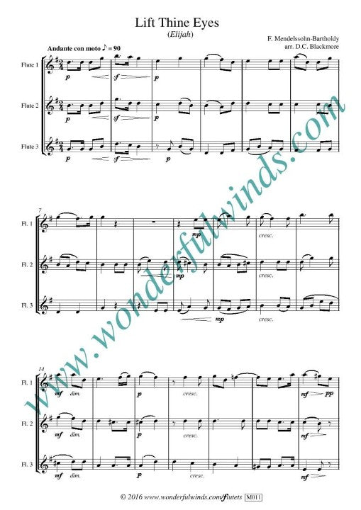 Mendelssohn, FB :: Lift Thine Eyes (Elijah)