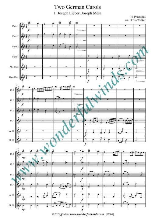 Praetorius, H :: Two German Carols