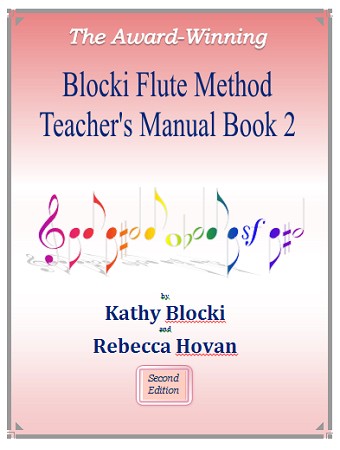 Blocki, K; Hovan, R :: Blocki Flute Method - Book 2 (Teacher's Manual)