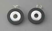 Earrings - Inner Key with Silver Ball
