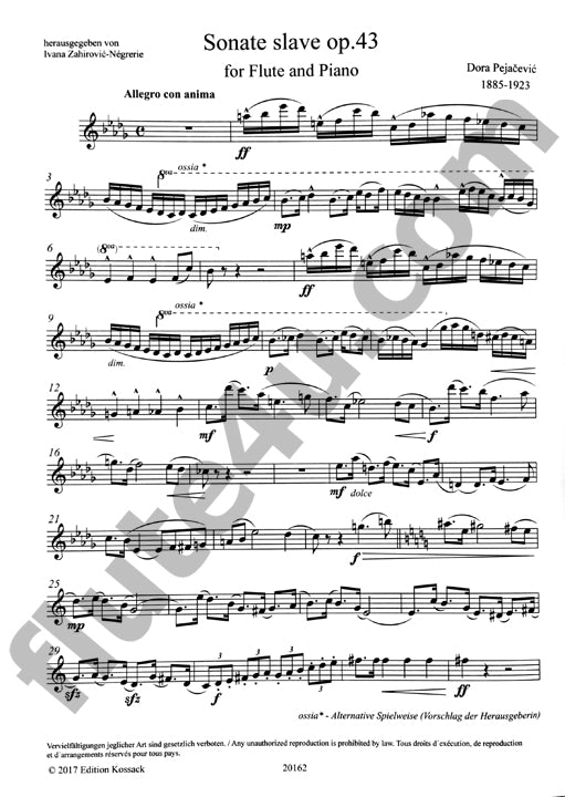Pejacevic, D :: Sonate