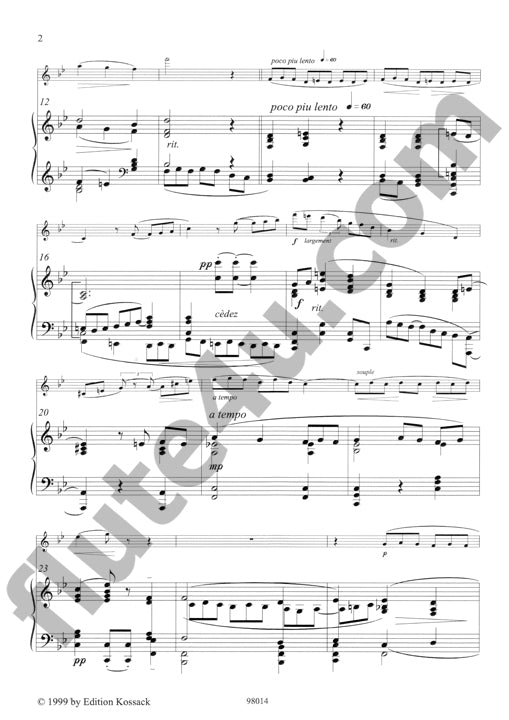 Bonis, M :: Une flute soupire